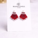 Crimson Bloom Studs